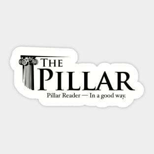 Pillar Reader Sticker